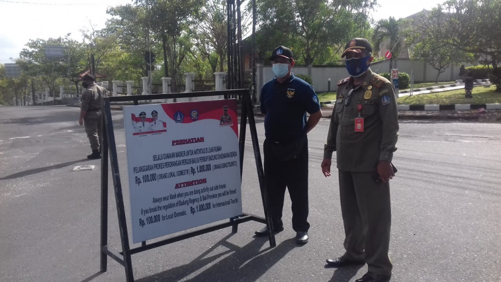 Rabu, 18 Agustus 2021 - Giat Penegakan Prokes untuk Pengendalian Penyebaran Covid-19